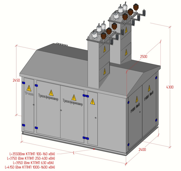 КТПНП 1000/10/0,4-В/В(К)-У1